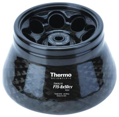 Thermo Scientific FiberLite F15-8x50cy Fixed Angle Rotor-cover