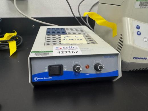 Fisher Scientific Isotemp Heat Block Model 2054FS with Adjustable Temperature Control-cover