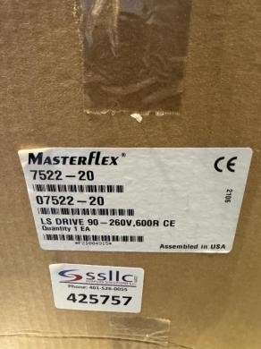 Unused Cole Parmer MasterFlex L/S Peristaltic Pump-cover
