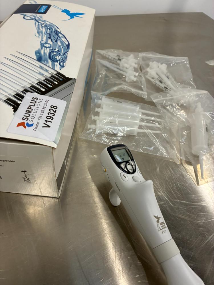Biohit eLine Pro Manual Electronic Dispenser Pipette with Digital Volume Display