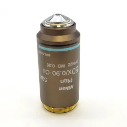Nikon Plan 50X Oil Immersion Microscope Objective MRL01502 for Ci-L Series, 2 of 3