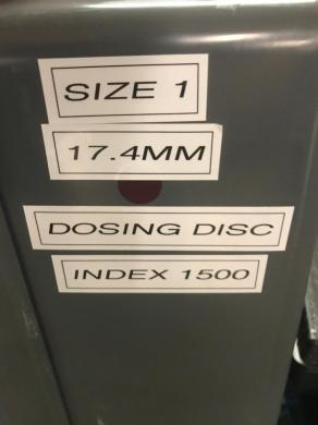 Index 1500 Size 1 Dosing Disc, 17.4 mm for Automated Liquid Handling-cover