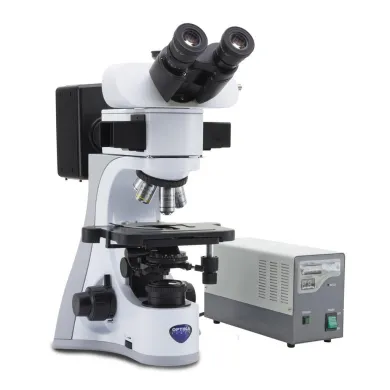 B&G B-510 Trinocular HBO Fluorescence Microscope with IOS PLAN F Objectives and B&G Filter Set, Optics & Photonics