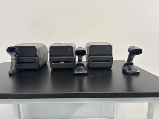 Zebra ZD621 Desktop Label Printer with Three Handheld Barcode Scanners-cover