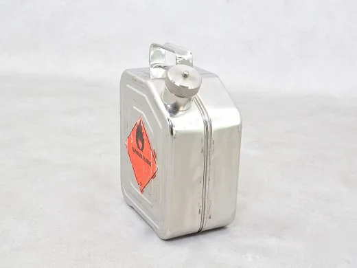 Stainless Steel Safety Jerrycan for Flammable Liquids, 5L Capacity