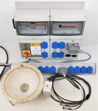 Eaton (Moeller) xPole Electrical Socket Box with Horst HGR4L Heating Mantle for Lab Distillation
