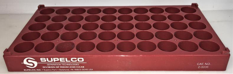 Supelco SpaceSaver 23206 Vial Storage Rack - 50 x 29mm-cover