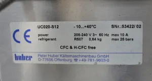 Huber UC020-S12 Polystat CC1 Water-Cooled Laboratory Chiller -20°C to 40°C, 8 of 12