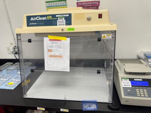 AirClean Systems AC632DB AirClean 600 PCR Workstation with HEPA Filtration-cover