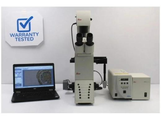 Leica DMi8 Inverted LED Fluorescence Encoded Microscope with New Filters and Digital Imaging-cover