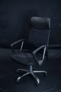 4922-4 Laboratory Chair with Seat 53x50 cm, Adjustable Height, Casters, Armrests