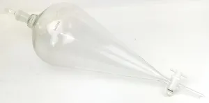 5000 mL Pear-Shaped Separatory Funnel with 24/40 Standard Taper Joint and Support Stand, 4 of 6