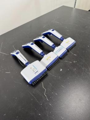 Rainin E4 XLS Digital Multichannel Pipette Set (4 Units) for Precise Liquid Handling-cover
