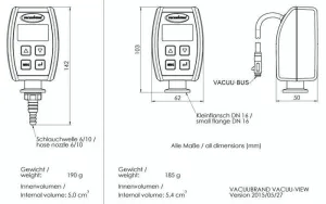 VACUUBRAND VACUU-VIEW Vacuum Gauge, 2 of 2