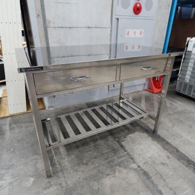 Oriental Giken Kogyo SWG-1200 Stainless Steel Laboratory Workbench with Drawers, 1200mm Width-cover