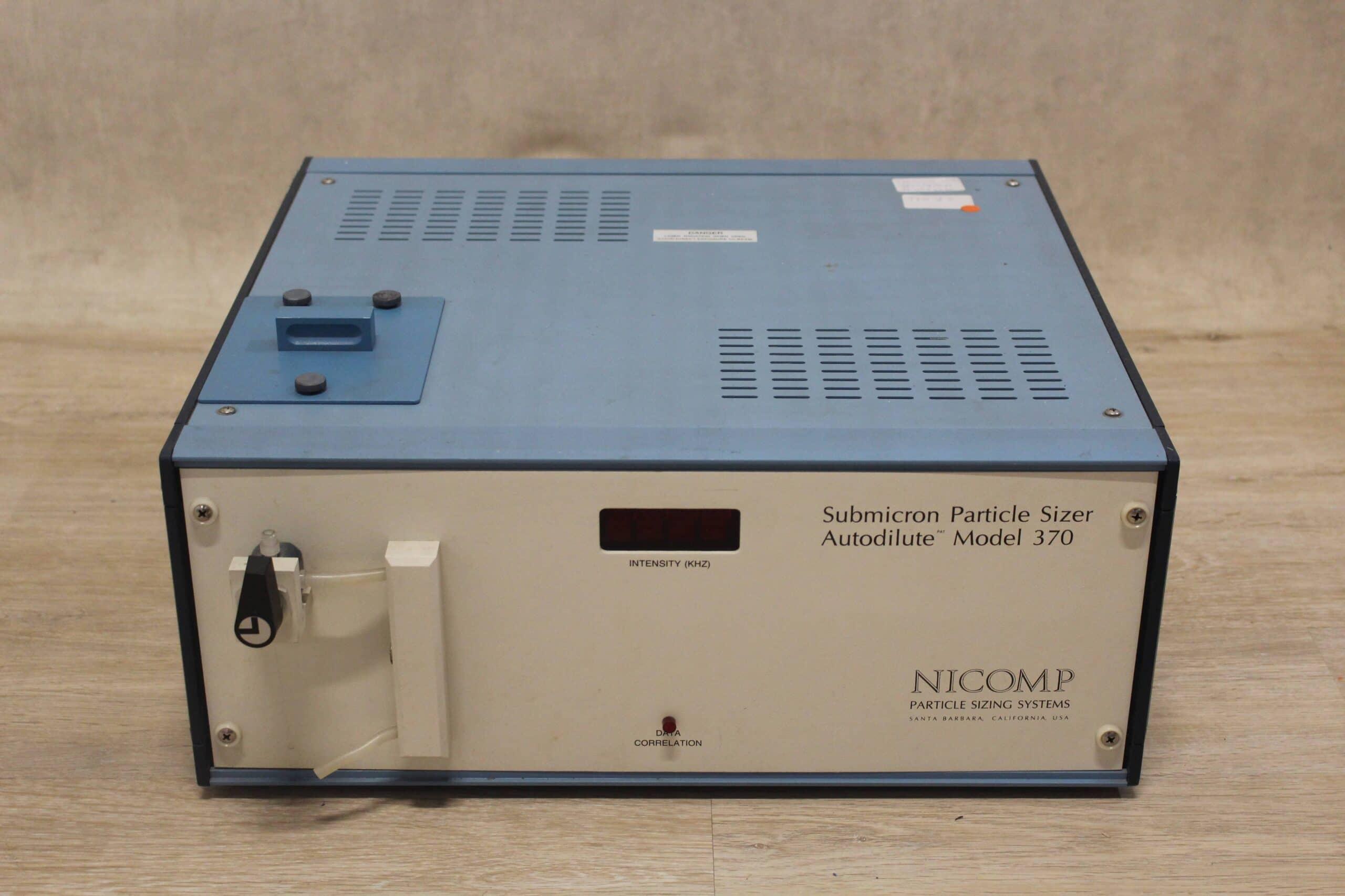 Nicomp Model 370 Autodilute Submicron Particle Sizer