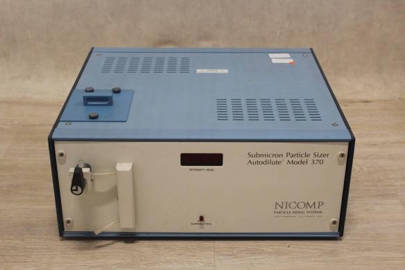 Nicomp Model 370 Autodilute Submicron Particle Sizer-cover