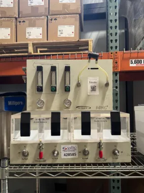 VetEquip IMPAC6 Veterinary Multi-patient Anesthesia System with Six Individual Flowmeters