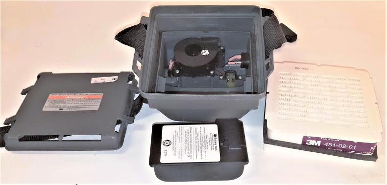 3M Air-Mate HEPA Powered Air-Purifying Respirator (PAPR) Blower-Filter Unit-cover