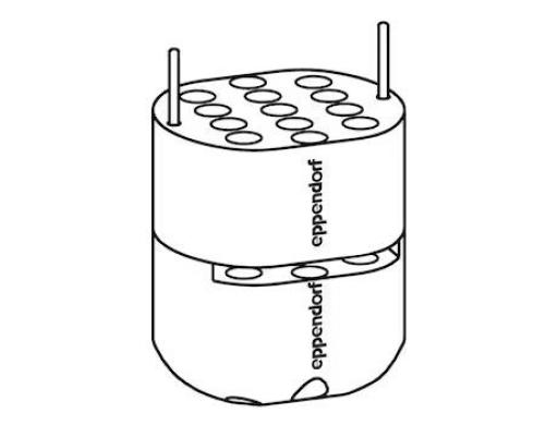 Eppendorf 26 x 1.5/2.0ml Adapters, Cat. # 5804794001-cover