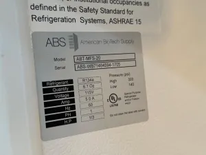American BioTech Supply -20°C Laboratory Freezer for Biomedical Sample Storage, 4 of 4