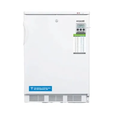 Accucold VT65MLBIMED 24" Wide Built-In All-Freezer with Manual Defrost and -25ºC Capability
