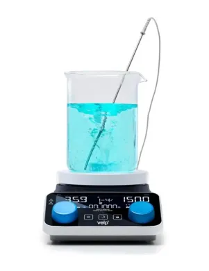 AREX 5 Advance Heated Magnetic Stirrer with Pt100 Probe and Precise Thermoregulation