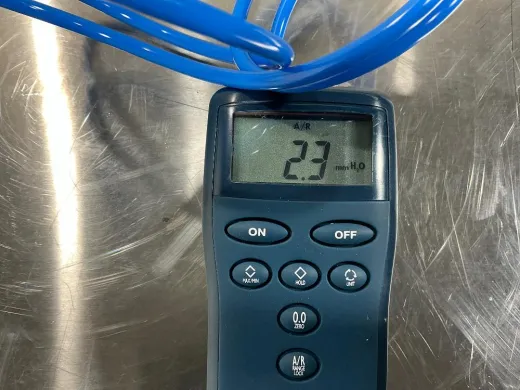Digitron 2021P Handheld Digital Pressure Meter with LCD Display and Flexible Hose