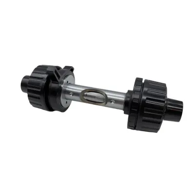 Olympus BX40 Microscope Focus Assembly with Shaft and Knobs