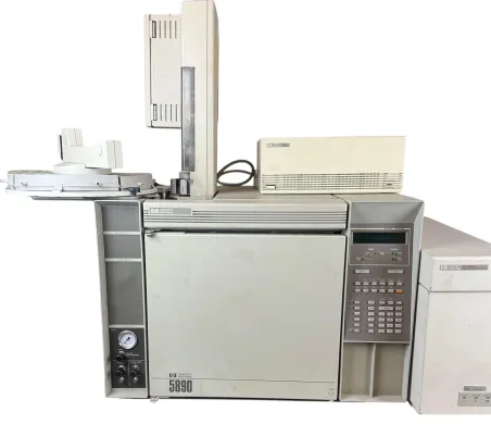 HP 5890 Series Gas Chromatograph with 5972 Mass Selective Detector GC-MS System