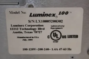 Luminex 100 Flow Cytometry System, 4 of 5