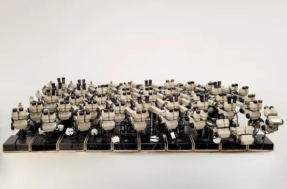 Vickers Instruments 46x Long-Arm Stereo Microscope Job Lot