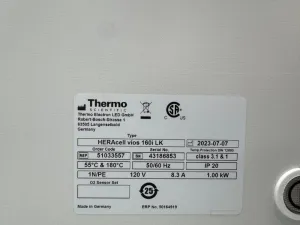 Thermo Scientific Heracell Vios 160i CO2 Incubator, 2 of 2