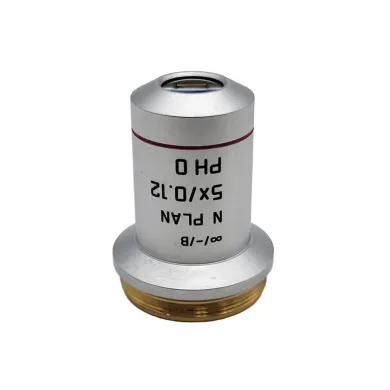Leica N Plan 5x Ph0 Phase Contrast Microscope Objective 506303
