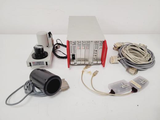 LUDL Microscope Stage w/Controller/Filter Wheel/Prior Keypad & Controller-cover