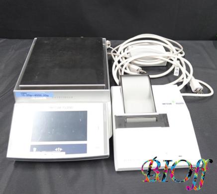Mettler Toledo XS4002S Electronic Top-Loading Balance with RS-P42 Printer Set-cover
