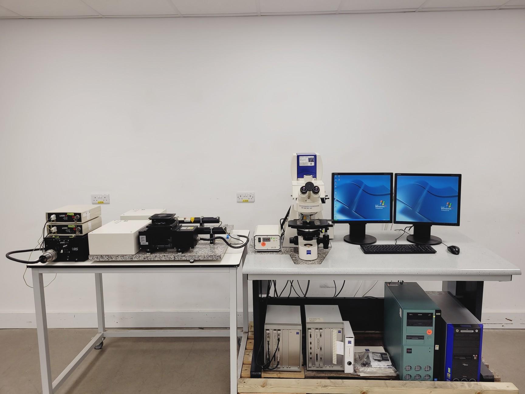 Zeiss Axioplan 2 Confocal Microscope with Multi-Laser System