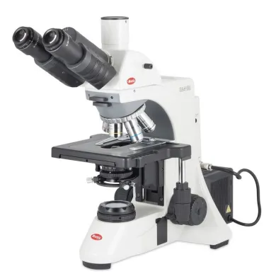 Motic BA410E 50W Halogen Trinocular Sextuple Compound Microscope (Light Split 80/20)