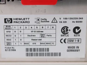 Agilent 1100 Series G1316A Thermostated Column Compartment with Peltier Heating/Cooling, 7 of 7