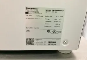 Thermo Fisher Sorvall X4 Pro MD Non-Refrigerated Benchtop Centrifuge, 11 of 11