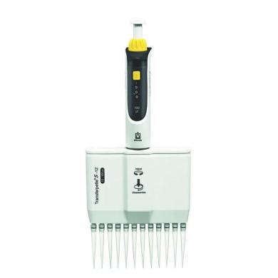 BrandTech Scientific Transferpette S-12 Multichannel M12-100, 10 to 100ul Pipette-cover