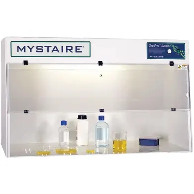 48" CleanPrep PCR Workstation with Circulation-Free Enclosure and Timed UV Light, 110V