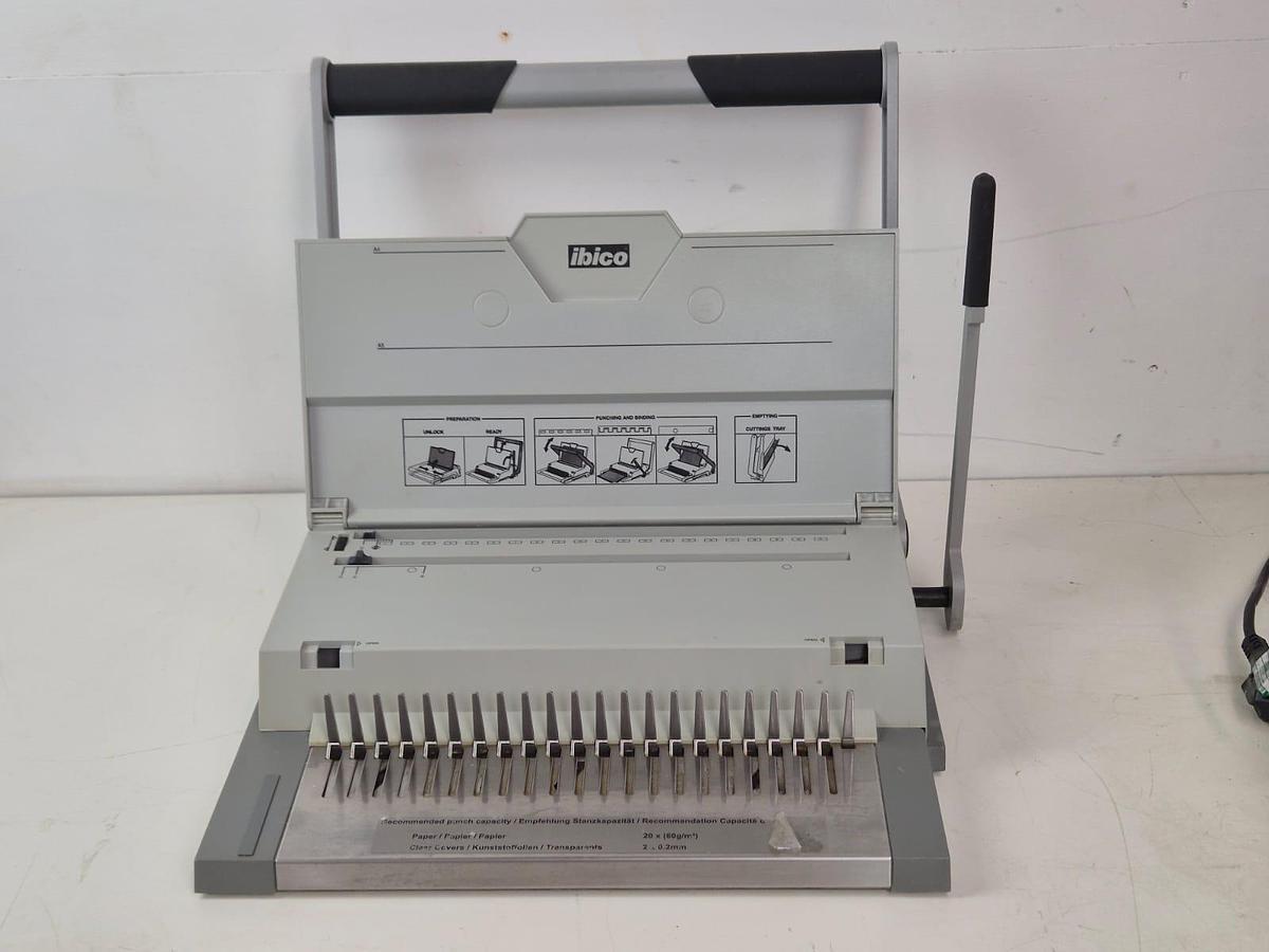 IBICO Ibimaster 300 Multifunctional Comb Binding Machine for Punching and Binding Documents