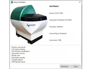 Solentim Cell Metric VIPS + CLD Verified In-Situ Plate Seeding and High-Contrast Imaging System, 3 of 30