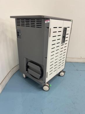 Ergotron Ergite-016 Mobile Lockable Device Charging Cart with Ventilated Steel Cabinet-cover
