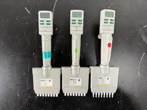 Rainin EDP3-Plus Multichannel Electronic Pipettes, Set of 3 with Tip Ejectors, 2 of 4