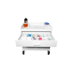 TrippNT Extra Wide Compact Cart with Locking Drawers and HDPE Construction, 7 of 12