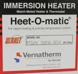 ULANET M324 Immersion Heater with Dial Temperature Controller, 500W 115V, 3 of 6