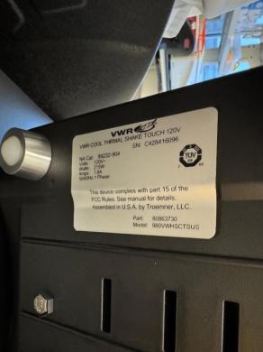 VWR Thermal Shaker-cover