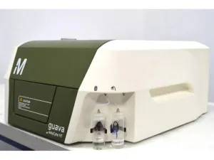 Millipore Cytek Guava EasyCyte BGR HT 3-Laser 10-Color 8-Detector Benchtop Flow Cytometer with 96-Well Autosampler, 6 of 10